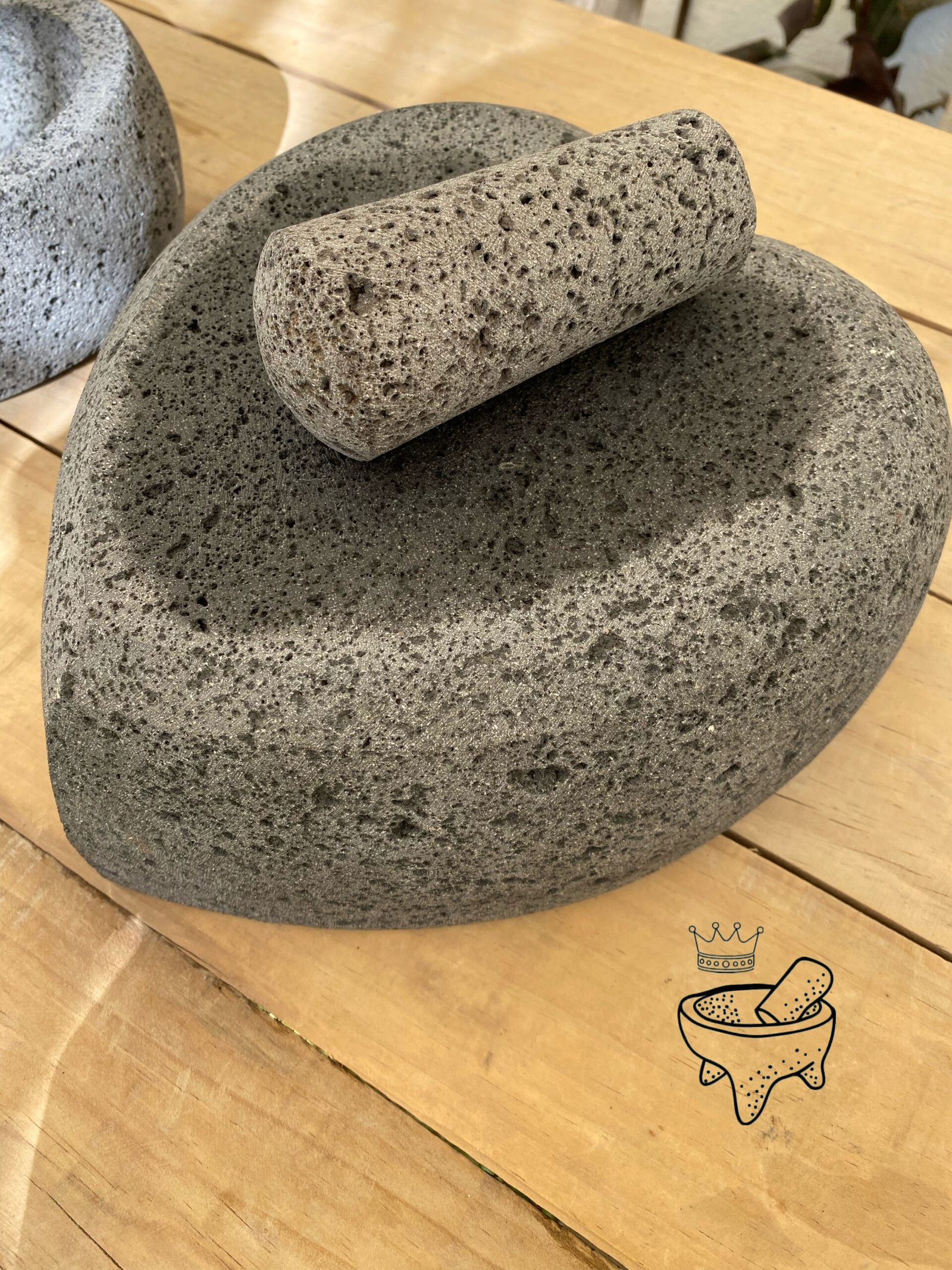 Molcajete En Forma De Corazón 25CM/10IN - Image 4
