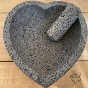Molcajete En Forma De Corazón 25CM/10IN