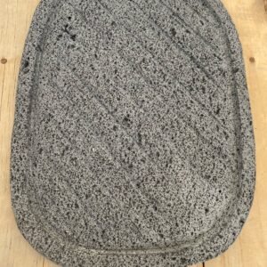 Comal De Piedra Volcánica Rectangular