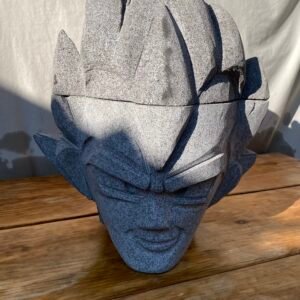 Molcajete Vegeta 8”/20CM Piedra Volcánica Poro Cerrado