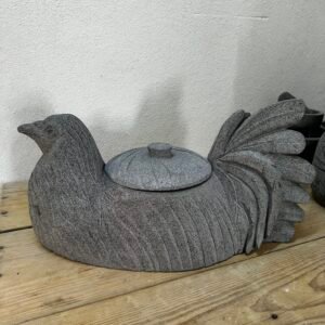 Molcajete Gallo 6”/12.5CM Piedra Volcánica 1L Tallado a Mano
