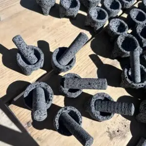 Set 50 Mini Molcajete 5CM con Temolote