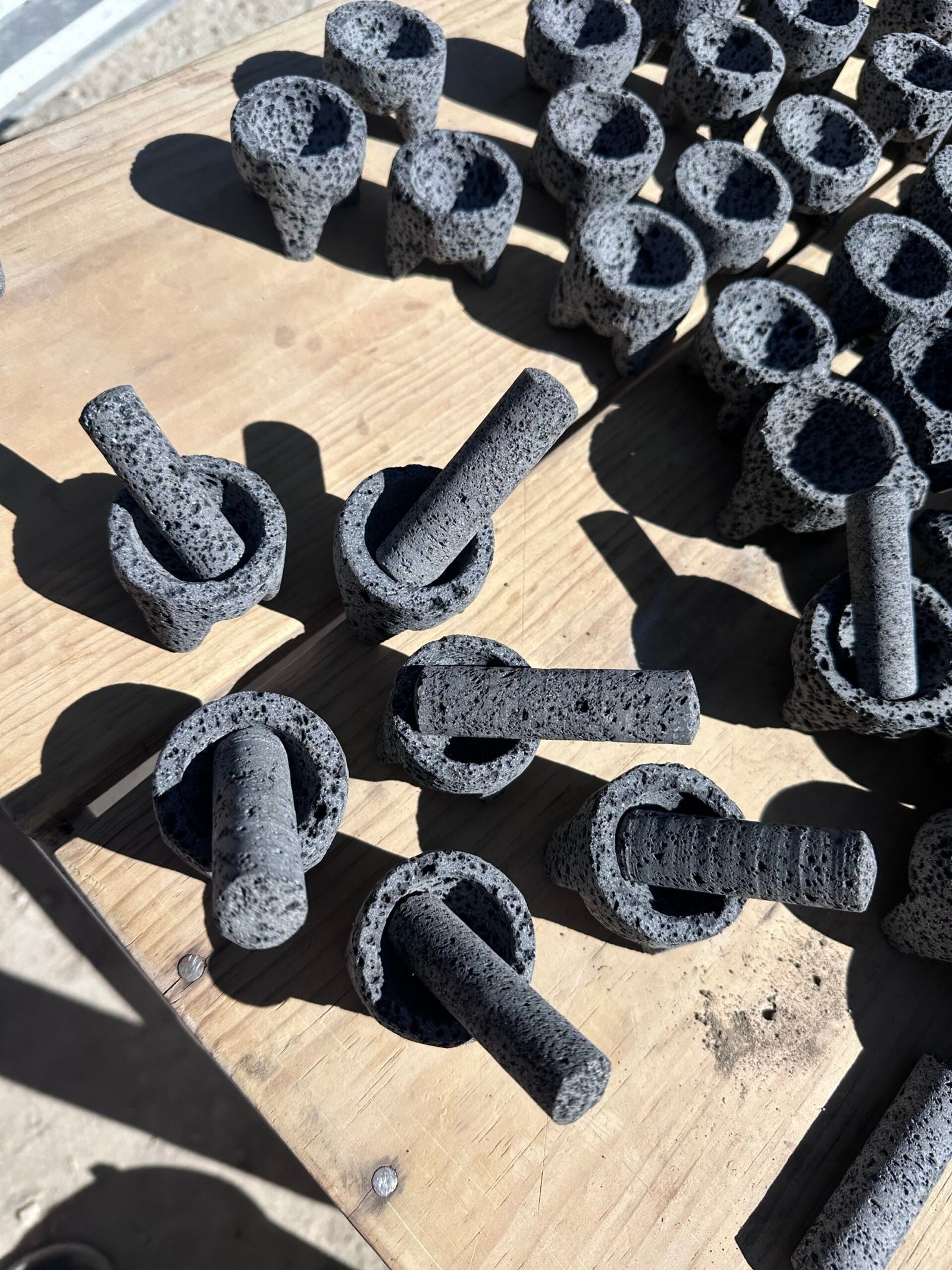 Set 50 Mini Molcajete 5CM con Temolote