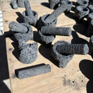 6 Mini Molcajete 5CM Con Temolote