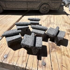 6 Mini Metate 4.5CM x 2.5CM Con Metlapile