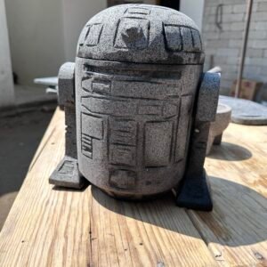 Molcajete Arturito R2D2 6”/12.5CM Piedra Volcánica