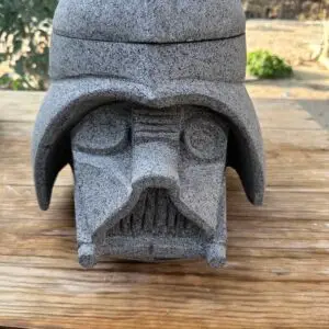 Molcajete DarthVader 8”/20CM 1.2L Piedra Volcánica