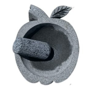 Molcajete Manzana 8”/20CM | Piedra Volcánica | Capacidad 825ML