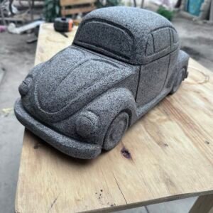 Molcajete VW Vocho 7”/17.5CM Piedra Volcánica Poro Cerrado
