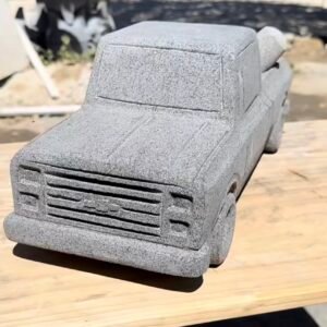 Molcajete Chevrolet Clásico Piedra Volcánica Poro Cerrado