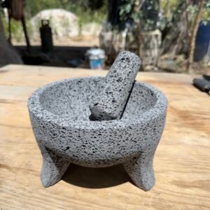Molcajete Tradicional 8”/20CM Con Temolote